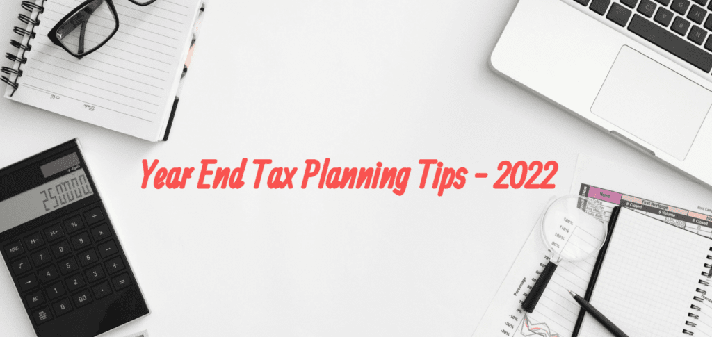 image with text year-end-tax-planning-tips-2022