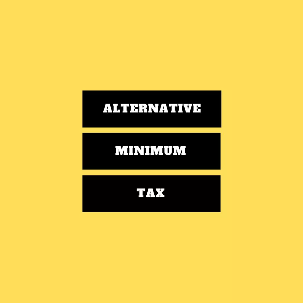 image with text alternative minimum tax changes