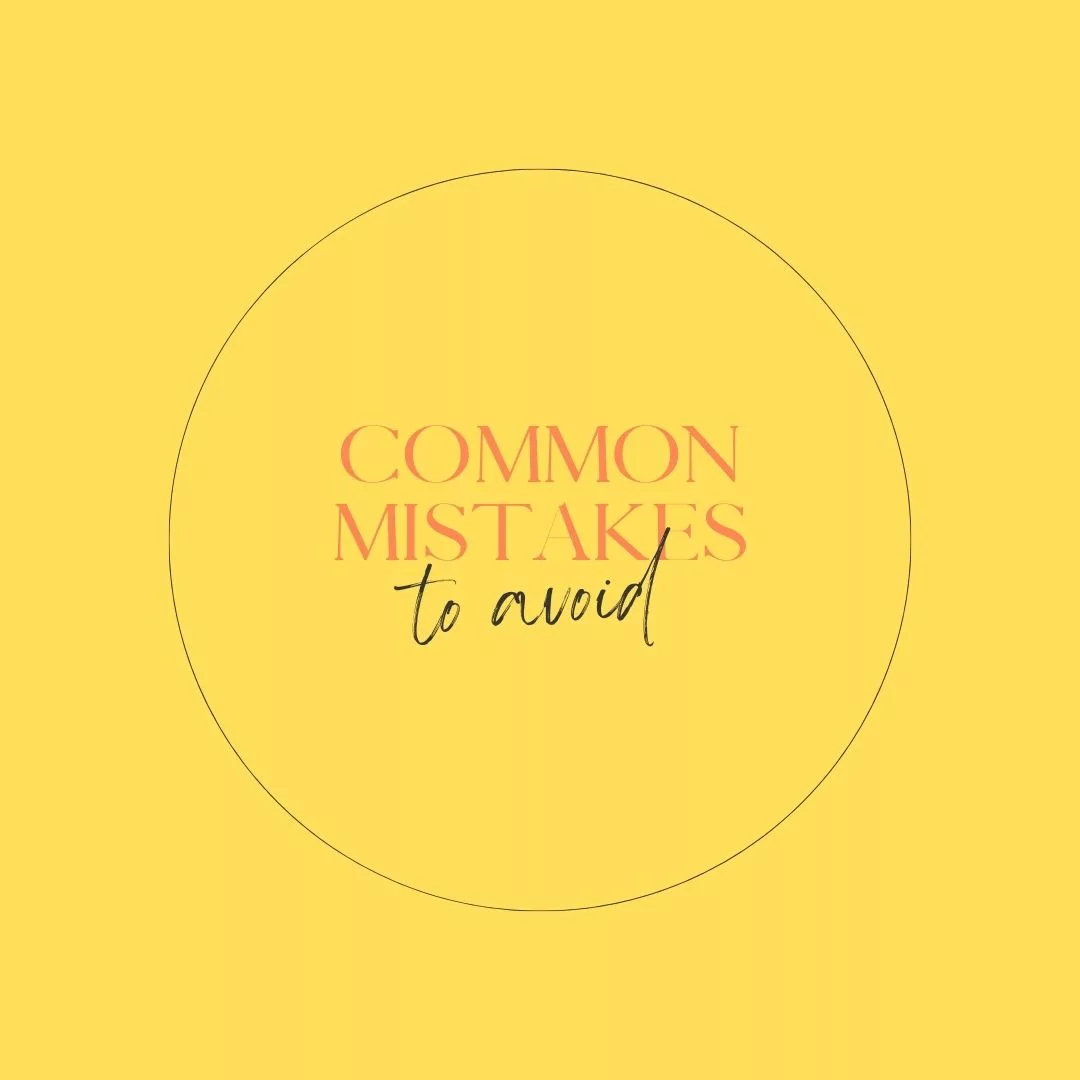 Image With Text Common Common Mistakes To Avoid
