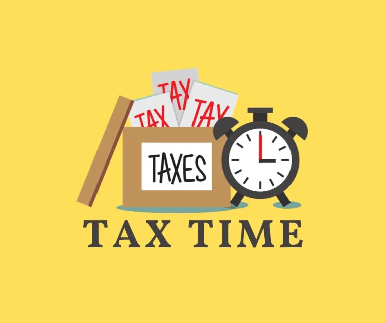 image of 2024 tax deadlines with text tax time
